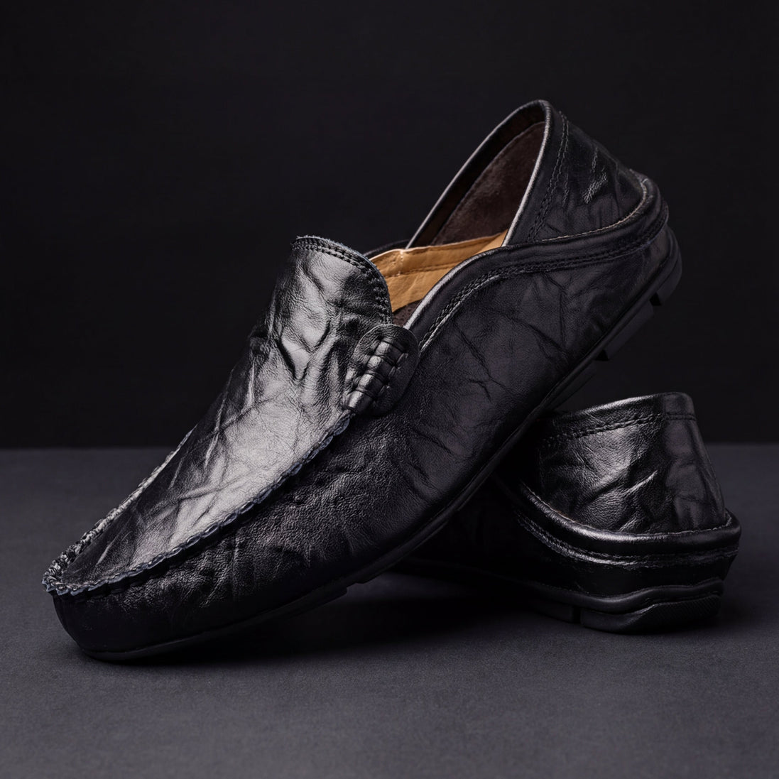 Vittorio | Mocassini in Vera Pelle Classici
