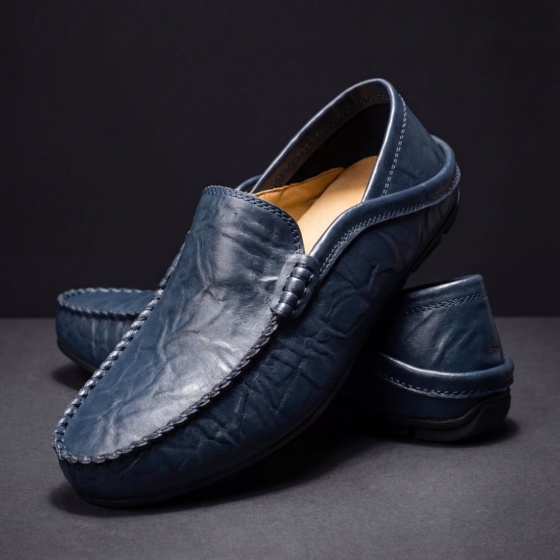Vittorio | Mocassini in Vera Pelle Classici