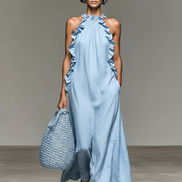 Gladiola™ | Abito Maxi con Tasche