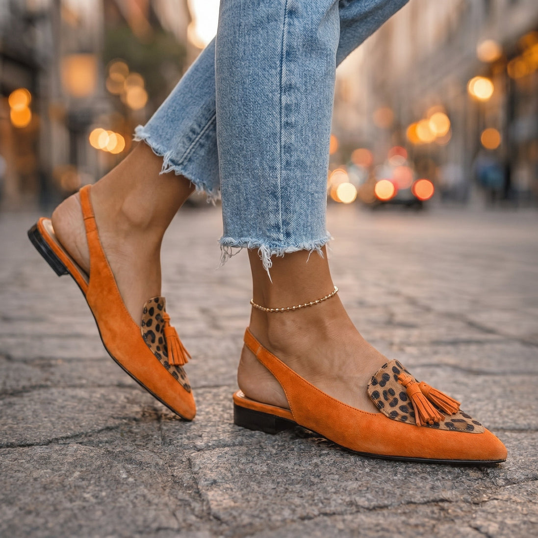 Giulia | Sandali eleganti con nappine