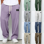 Leroy| Pantaloni Larghi con Trama a Nido d’Ape
