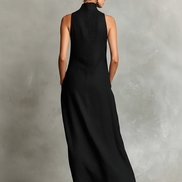 Federica | Abito maxi a collo alto
