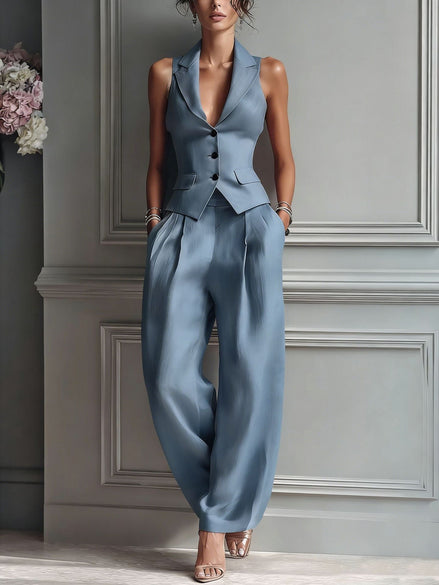 Completo Minimal Chic con Bottoni