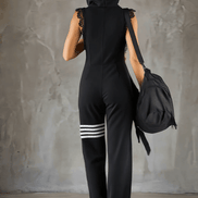 Zara Flow | Tuta sportiva retrò con cappuccio e righe