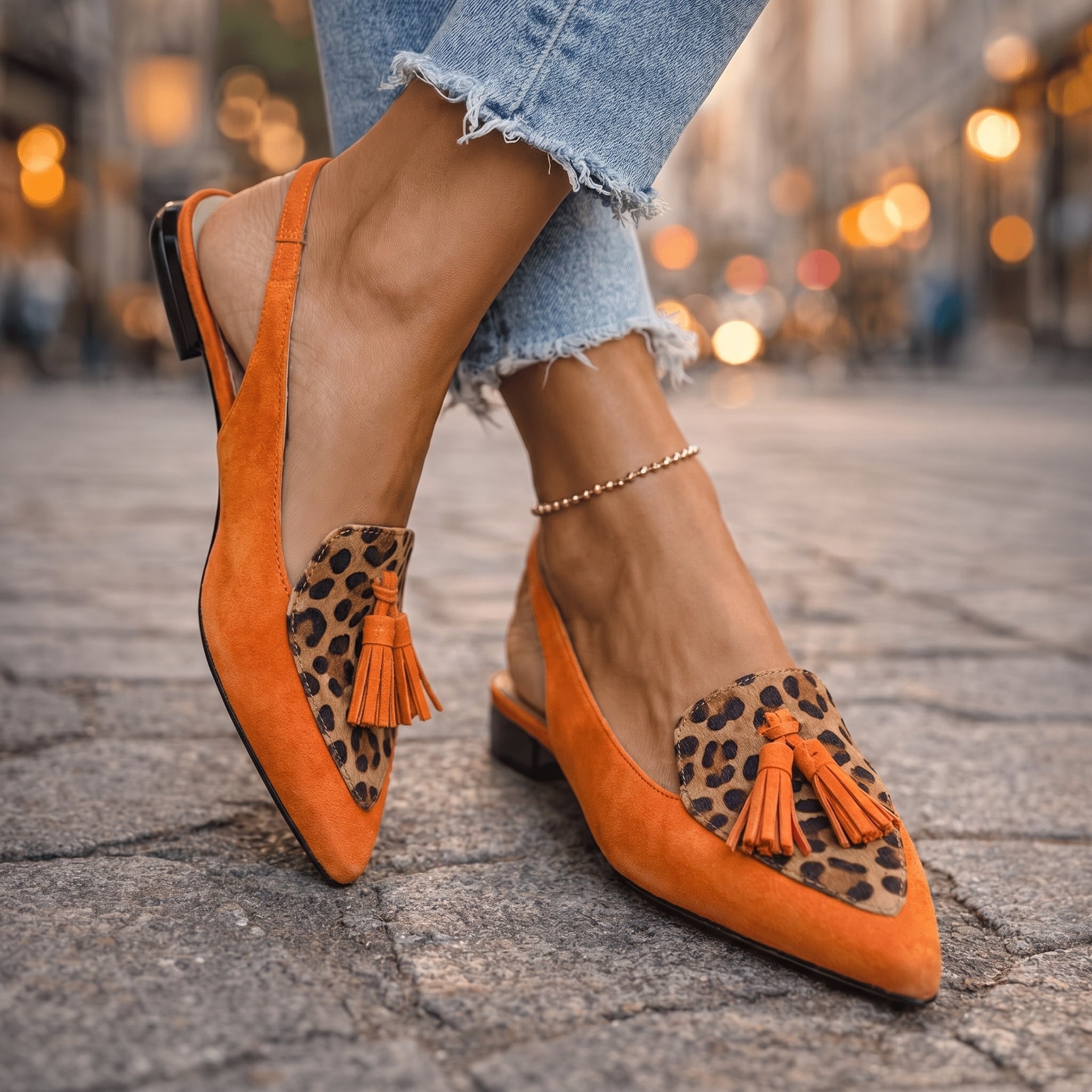 Giulia | Sandali eleganti con nappine