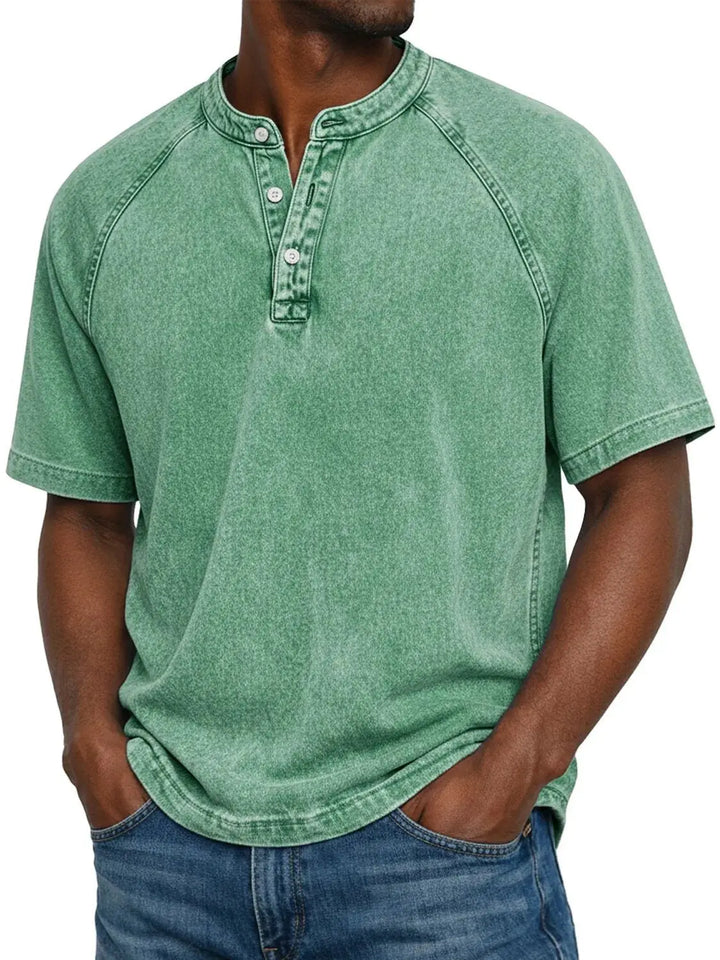Varel | Camicia vintage da uomo con bottoni