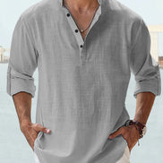 Enzo | Camicia in lino traspirante