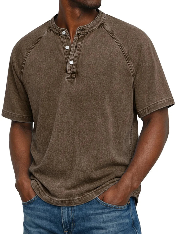 Varel | Camicia vintage da uomo con bottoni
