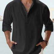 Enzo | Camicia in lino traspirante