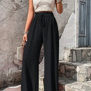 Pantaloni estivi leggeri e casual colore avorio Flow