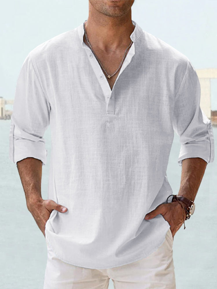 Enzo | Camicia in lino traspirante
