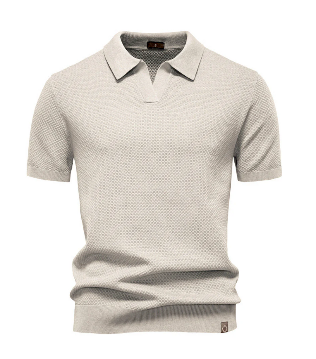 Raffaele – Strukturalna Koszulka Polo