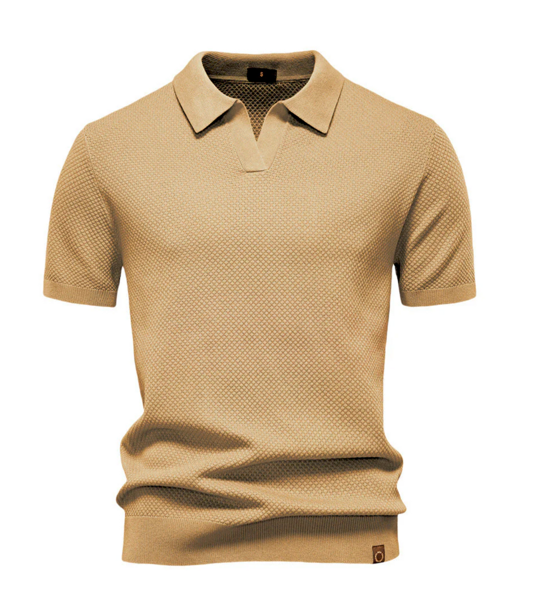 Raffaele – Strukturalna Koszulka Polo