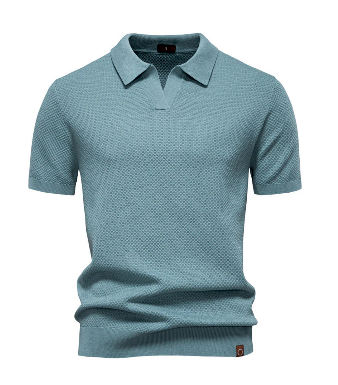 Raffaele – Strukturalna Koszulka Polo