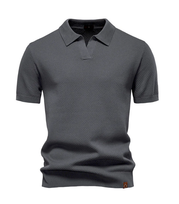 Raffaele – Strukturalna Koszulka Polo