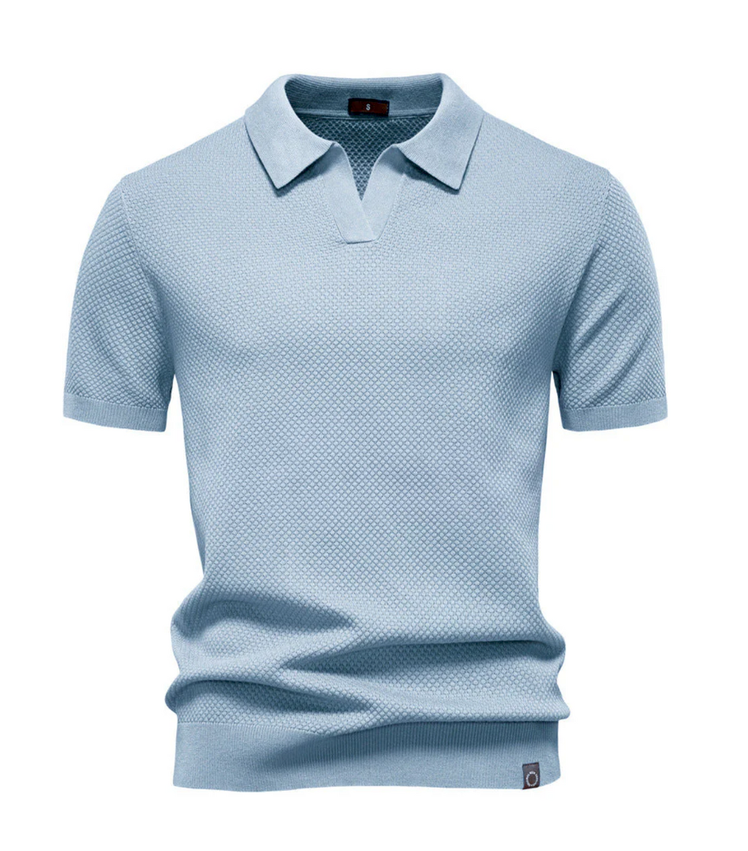 Raffaele – Strukturalna Koszulka Polo