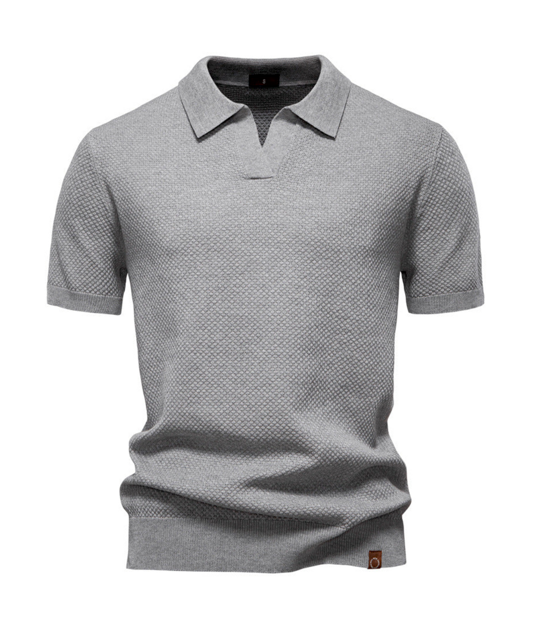 Raffaele – Strukturalna Koszulka Polo