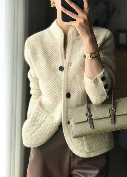 WarmWave | Cardigan con bottoni in misto cashmere