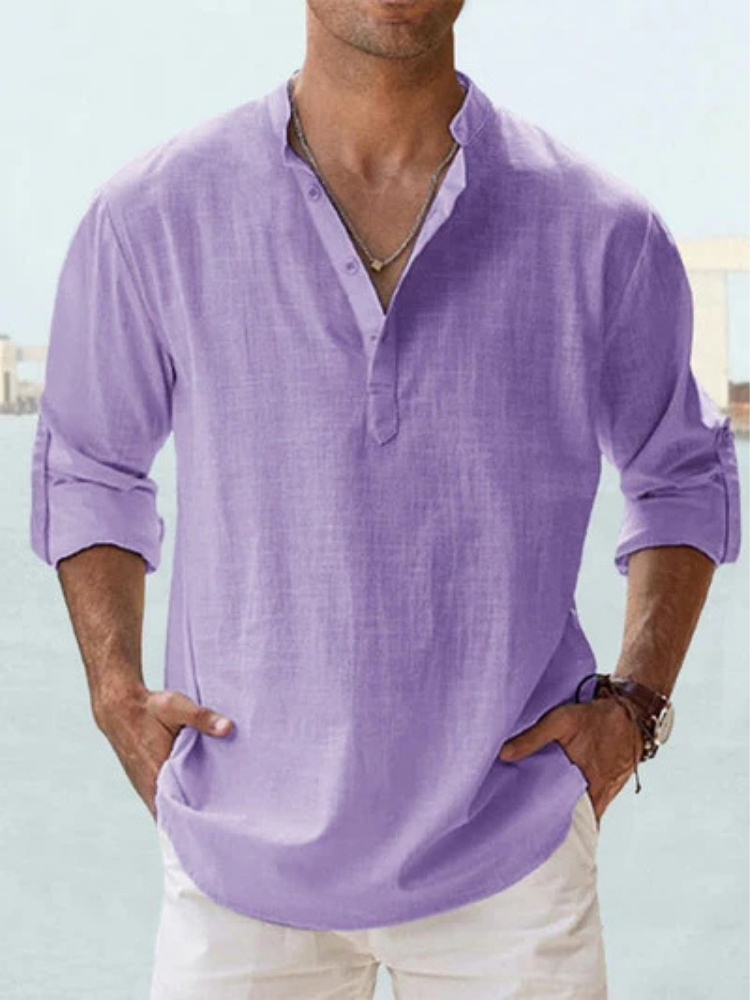 Enzo | Camicia in lino traspirante