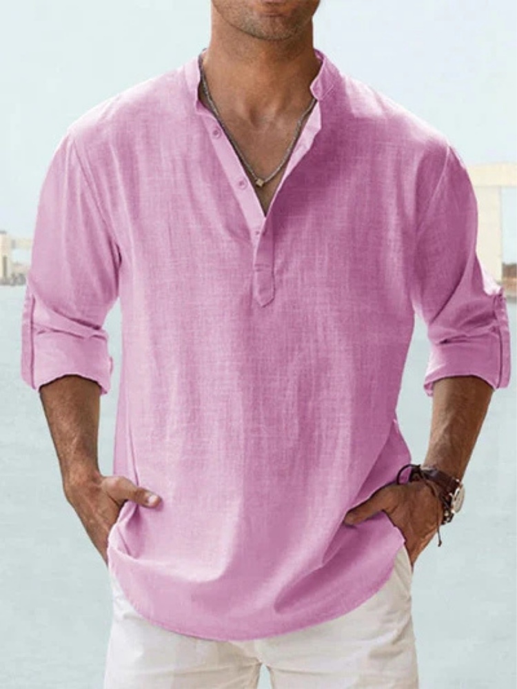 Enzo | Camicia in lino traspirante