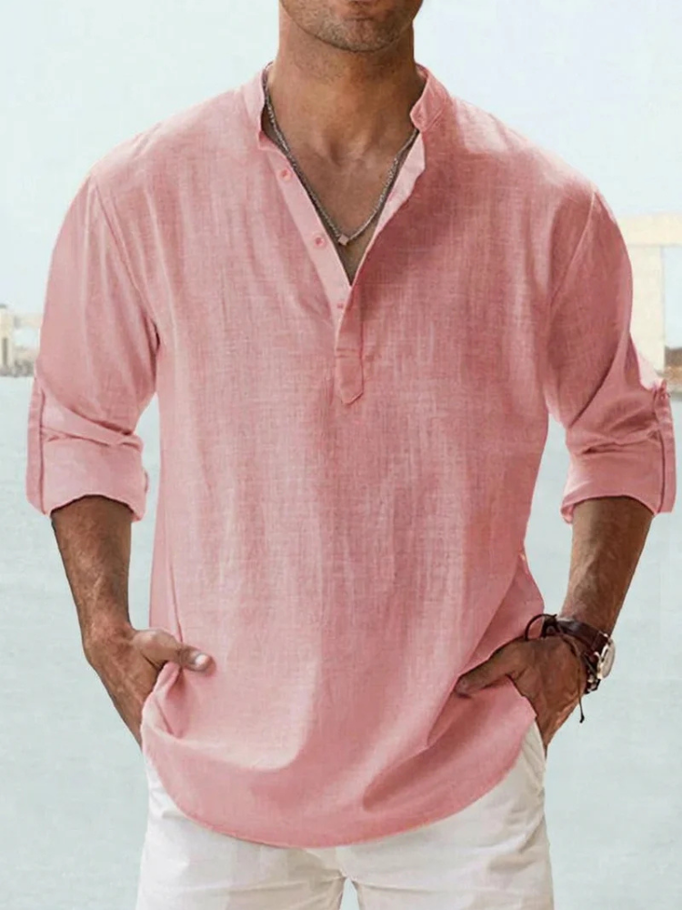 Enzo | Camicia in lino traspirante