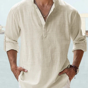Enzo | Camicia in lino traspirante
