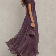 Seraphina • Abito lungo viola