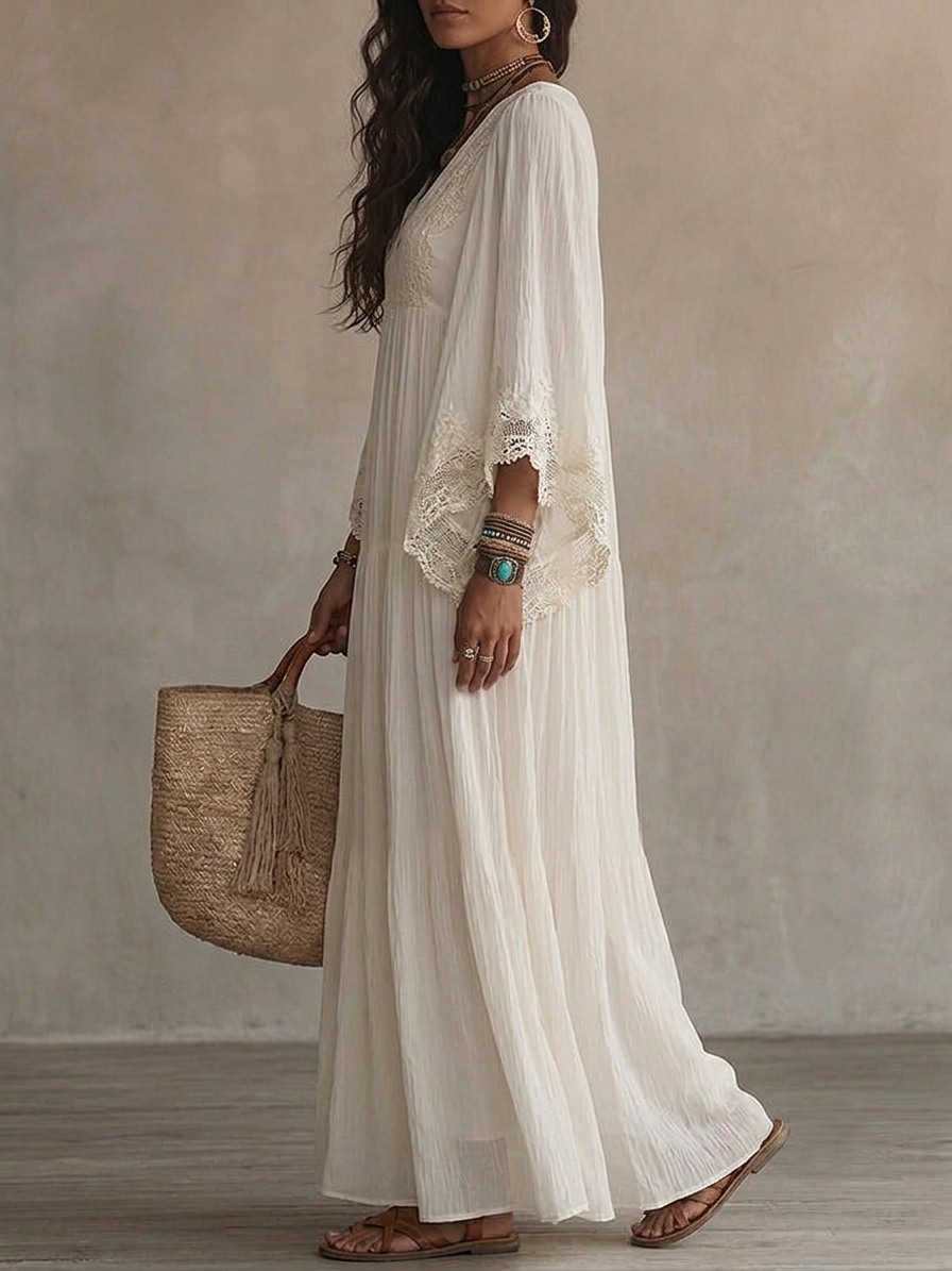 Marisa | Abito Lungo in Chiffon