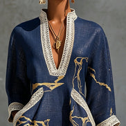 Asia | Mini Abito in Pizzo Blu Navy