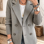 Diletta | Blazer Elegante con Maniche in Maglia