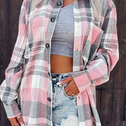 Chiara | Camicia Vichy a Maniche Lunghe