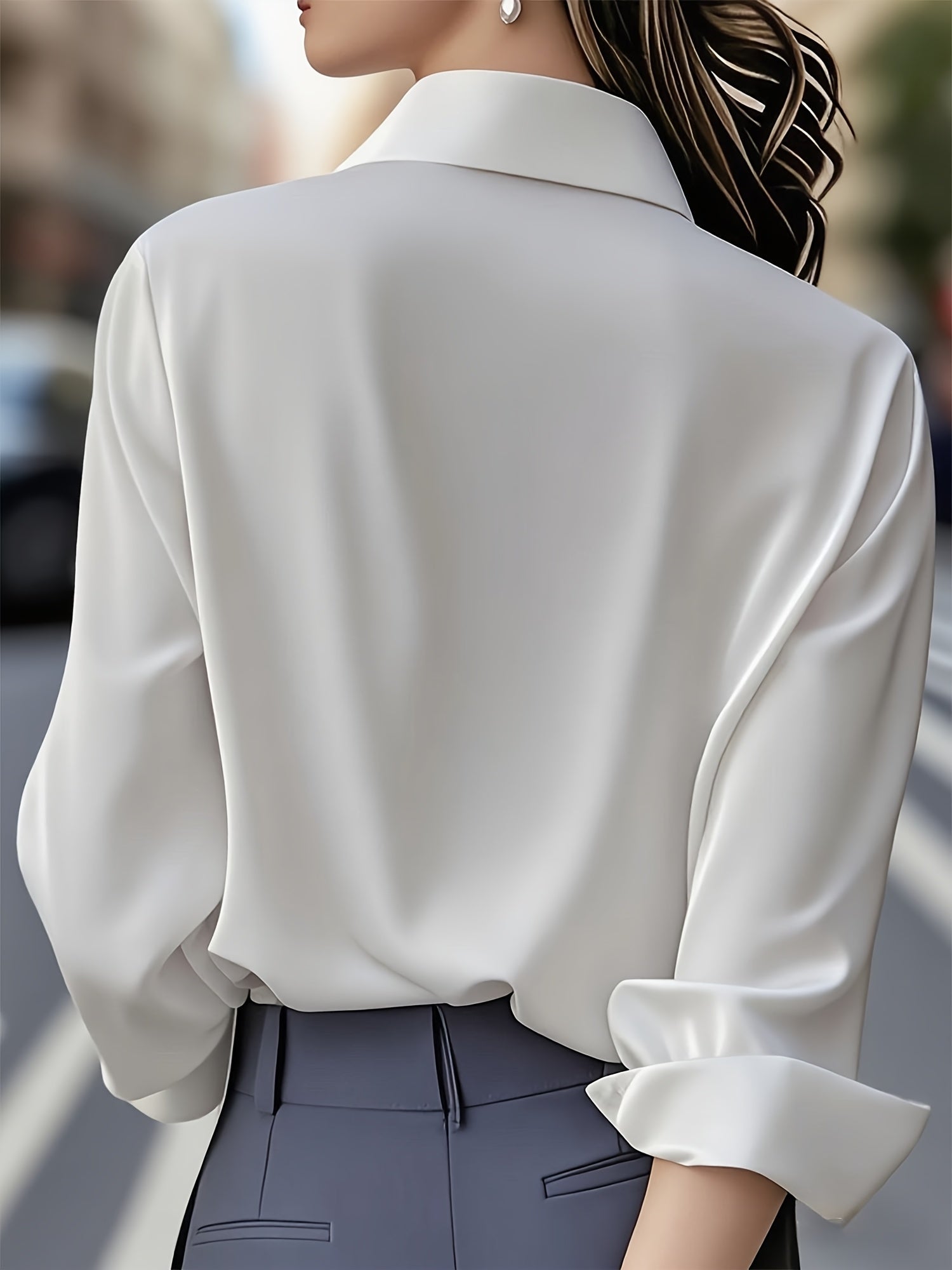Camicetta Soleil | Elegante camicia a maniche lunghe con bottoni