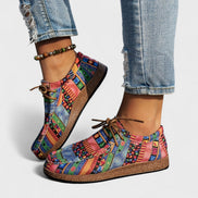 Rossana | Sneakers Comfort Patchwork con Platform