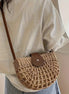 Giuseppina | Borsa Mezzaluna Intrecciata dal Fascino Bohème