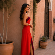 Beatriz | Abito lungo color marrone
