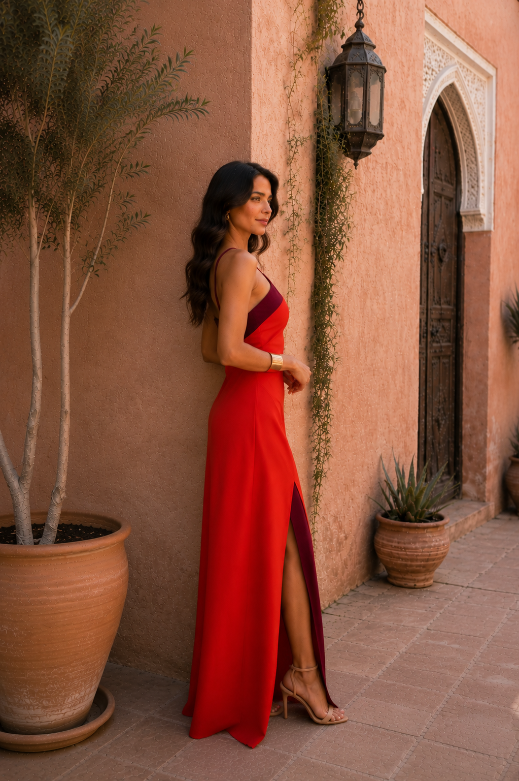Beatriz | Abito lungo color marrone