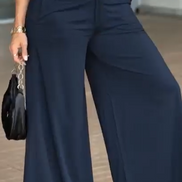Delfina | Pantalone Fluido a Gamba Ampia