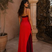 Beatriz | Abito lungo color marrone