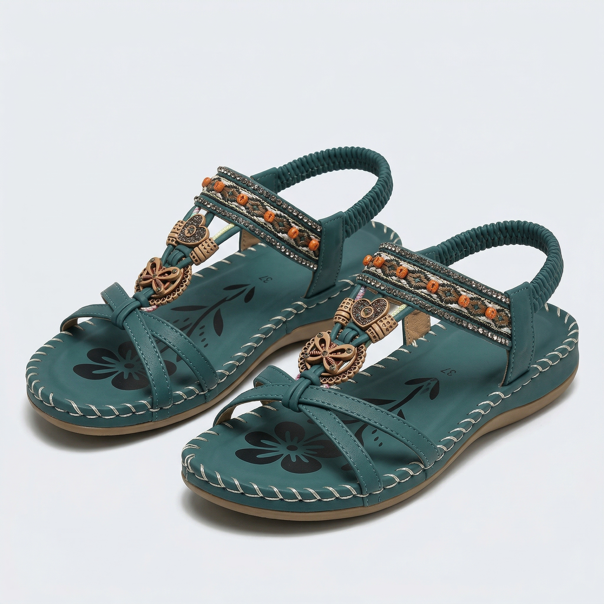 Nadia – Sandali ortopedici in stile Ibiza per comfort ed eleganza.