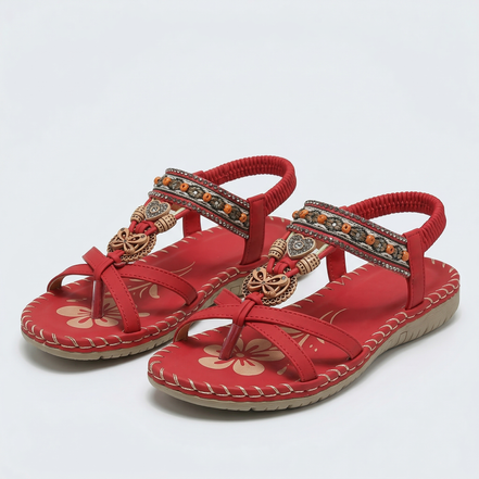 Nadia – Sandali ortopedici in stile Ibiza per comfort ed eleganza.