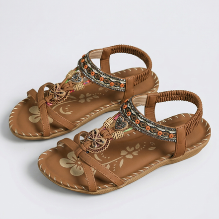 Nadia – Sandali ortopedici in stile Ibiza per comfort ed eleganza.