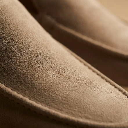 Lexus™ | Mocassini in pelle scamosciata di alta qualità