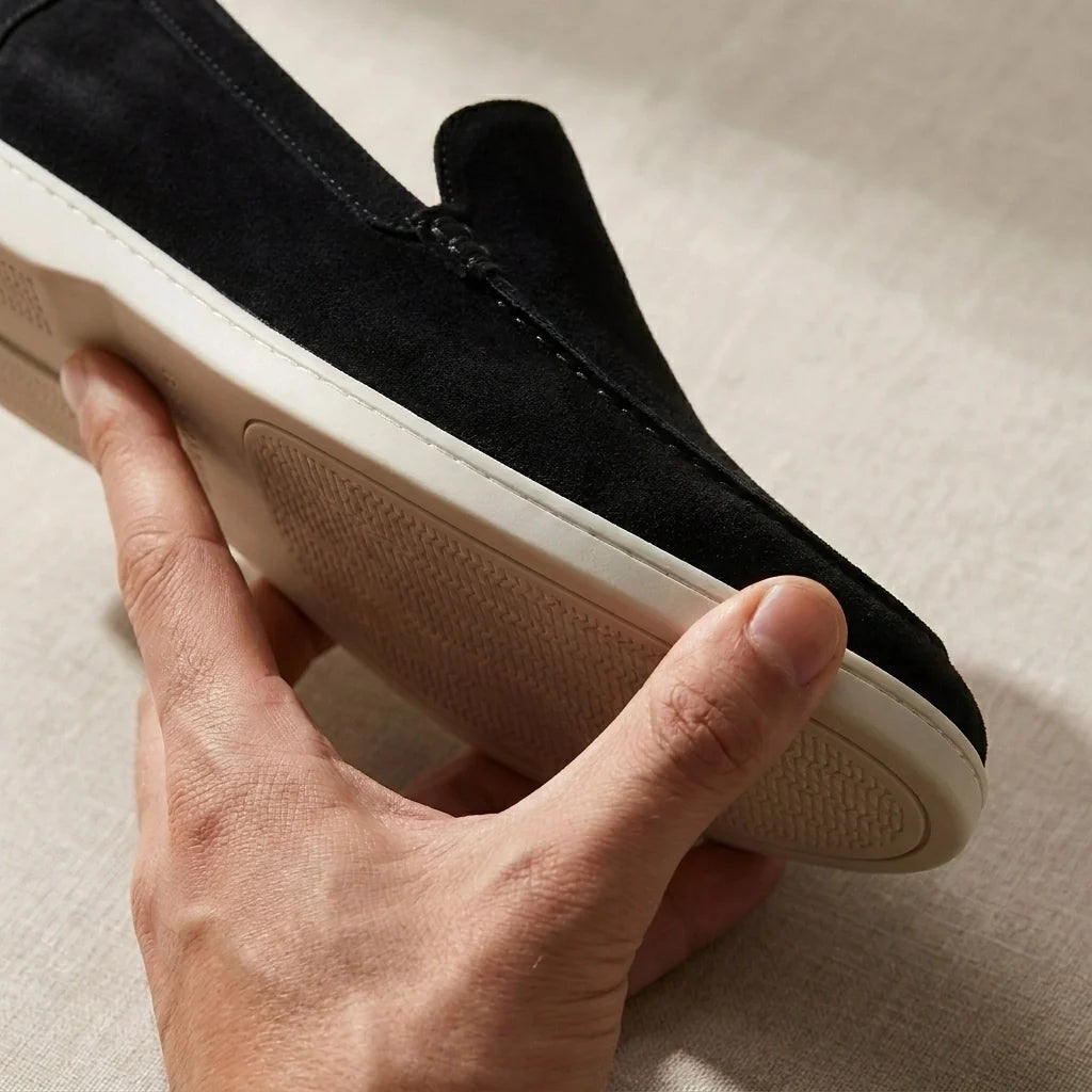 Lexus™ | Mocassini in pelle scamosciata di alta qualità