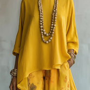 Beatrice | Completo Boho Floreale dal Fascino Mediterraneo
