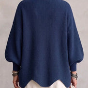 Solidea | Cardigan Oversize con Grandi Bottoni Dorati