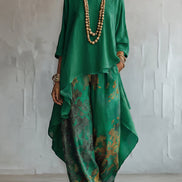 Beatrice | Completo Boho Floreale dal Fascino Mediterraneo