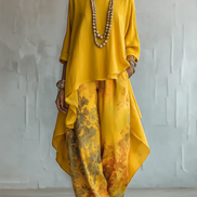 Beatrice | Completo Boho Floreale dal Fascino Mediterraneo