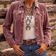 Viviana | Giacca in Velluto Boho Vintage