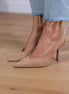 Marie™ | Sandali con tacco basso color nude
