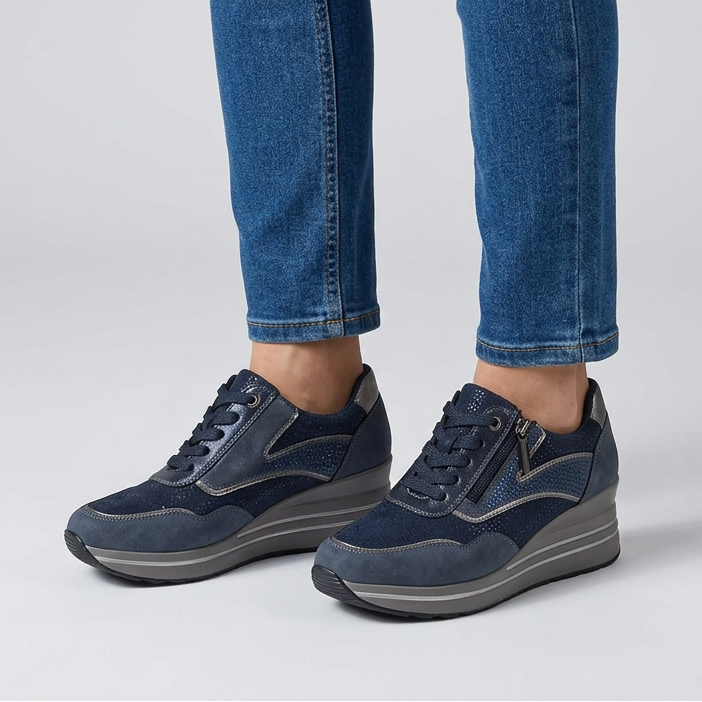 Tosca | Sneakers Comode con Zeppa